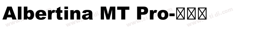 Albertina MT Pro字体转换